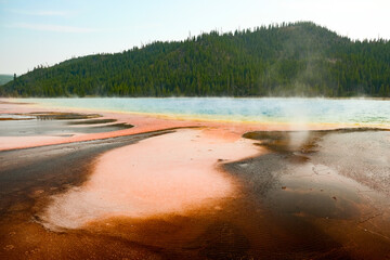 Grand Prismatic Spring in Yellowstone National Park, Wyoming, USA