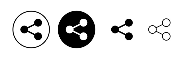 Share icons set. Share vector icon