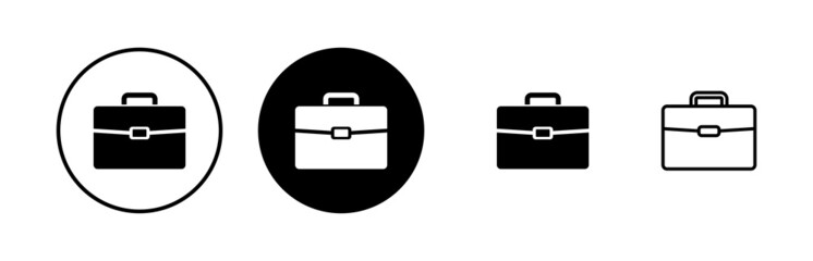 Briefcase icons set. Briefcase vector icon