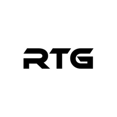 RTG letter logo design with white background in illustrator, vector logo modern alphabet font overlap style. calligraphy designs for logo, Poster, Invitation, etc.