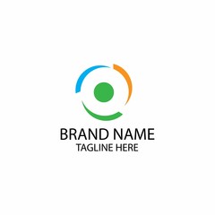 Obraz premium abstract logo for digital media