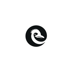 grouse head logo design of animal inspiration emblem