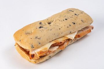 Braised Chicken and Cheese Sandwich
