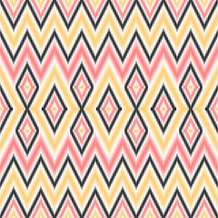 Traditional textile pattern, ethnic pattern on white background, ikat pattern 