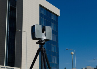 Laser scanner doing its high quality great job