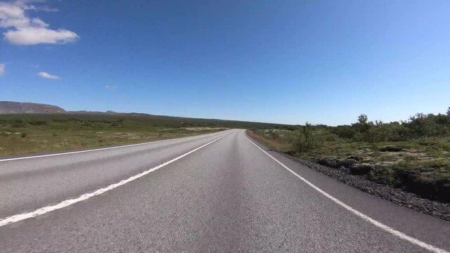 Paysage Islande - route