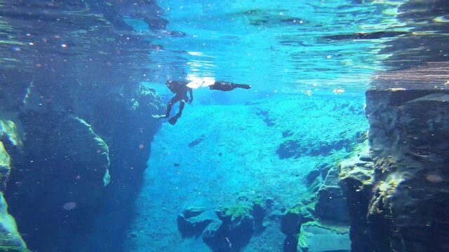 Paysage Islande - faille volcanique