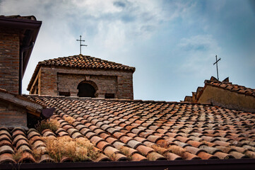 The medieval town of Gradara castle.