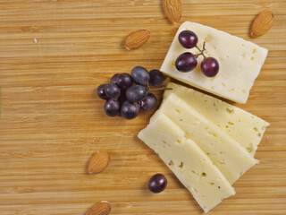 cheese and grapes