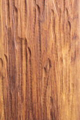 Naklejka premium Wood Board carving. Oak wood texture background. Wooden pattern Handmade. 