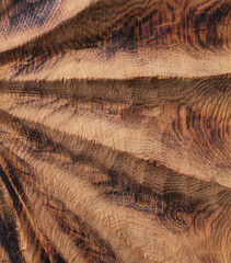 Wood Board carving. Oak wood texture background. Wooden pattern Handmade.
