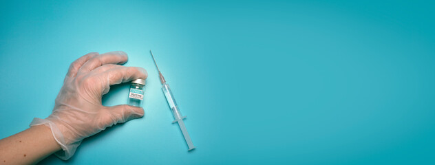 COVID-19 Vaccine. Healthcare and medical concept.