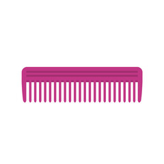 Hairbrush on white background. Vector illustration.