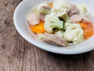 vegetables soup