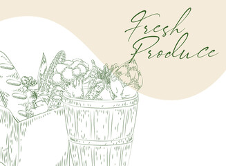 fresh supermarket produce