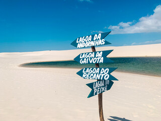 Dunes and lakes in Santo Amaro, Maranhão