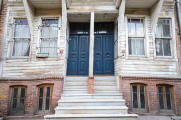 Old Houses in Suleymaniye District, Istanbul, Turkey