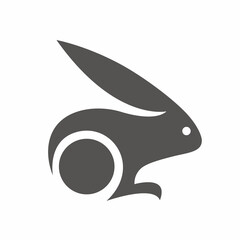 Fototapeta premium Rabbit Animal Logo or Icon