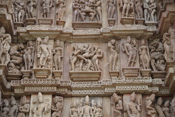 インド　世界遺産カジュラーホの建造物群