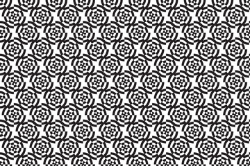 Abstract geometric seamless pattern for fabrics and other multiple usage