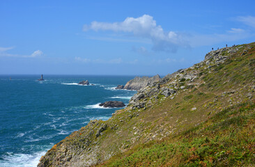 Pointe du Raz, Bretagne, France, beautiful nature coast view