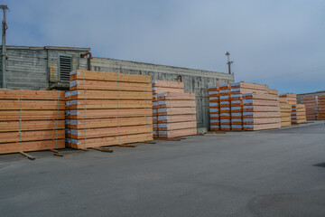 Freshly cut lumber from the Saw Mill. Ready to be shipped to the customers in Eureka, Humboldt County, California