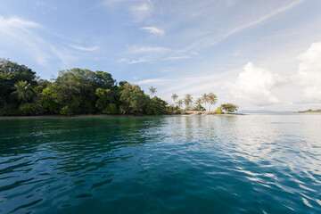 beach view on island of borneo - malaysia.