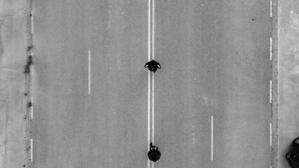 Aerial photography with drone, landscape and urban