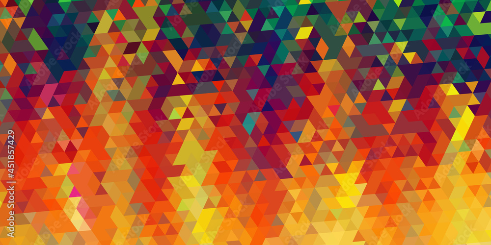 Poster pattern with simple shapes for your design.