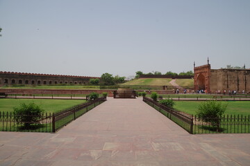 インド　世界遺産アグラ城塞