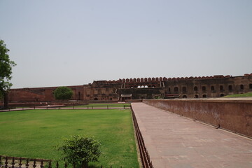 インド　世界遺産アグラ城塞