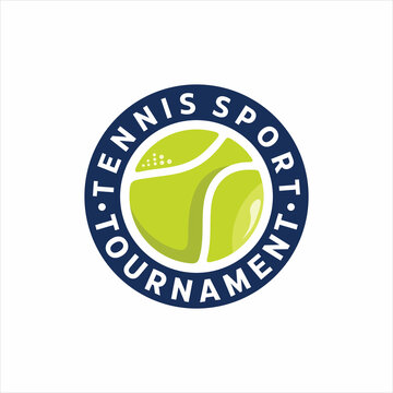 Modern Vector Tennis Ball Tournament Logo, Tennis Logo Design Vector For Your Team Or Tournament.