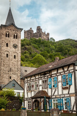 Naklejka premium UNESCO World Heritage Upper Middle Rhine Valley
