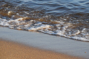 waves on the beach