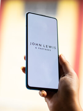 Assam, India - May 18, 2021 : John Lewis & Partners Logo On Phone Screen Stock Image.