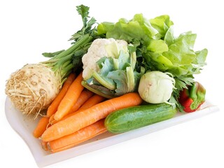 various vegetables for cooking meals or for salads