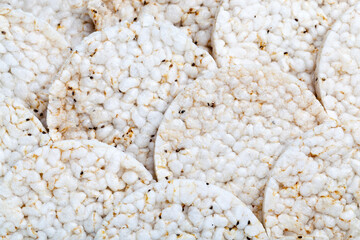 round rice loaves made from rice grains