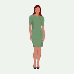 Flat Vector People Illustration. Vector Cut Out People.