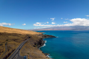 Maui Drone Photo Hawai'i Coastal Highway US 30 Hawaii 