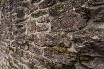 wall from natural stones