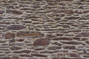 wall from natural stones