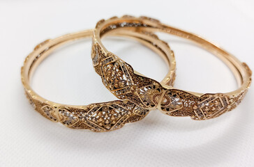 Double Bangle Isolated With white Background