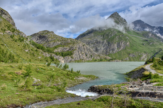 Margaritze, Talwanne, Margaritzenstausee, See, Stausee, Freiwandeck, Freiwandkopf, Pasterze, h&ouml;chster Berg &Ouml;sterreichs, Glocknergruppe, M&ouml;ll, M&ouml;llsperre, Margaritzensperre, Wasser, Pasterzengletscher,