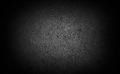 Old wall texture cement dark black gray  background abstract grey color design are light with white gradient background.