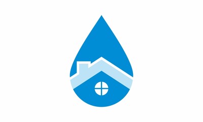 water roof house vector