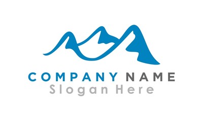 blue mountain vector