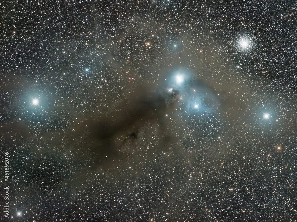 Wall mural ngc6726 reflection nebula in corona australis from christchurch, new zealand, august 2021.