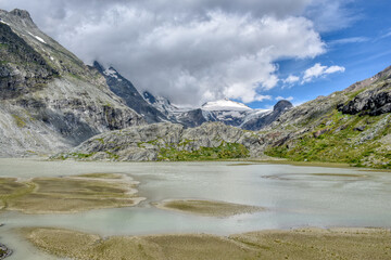 Sandersee, Großglockner, See, Gletscherwasser, Schmelzwasser, Kaiser-Franz-Josefs-Höhe, Pasterze,...