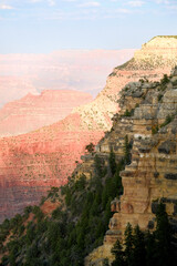 Layered view of the Grand Canyon National Park in Arizona, USA