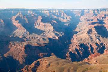 Panoramic view of the Grand Canyon National Park in Arizona, USA